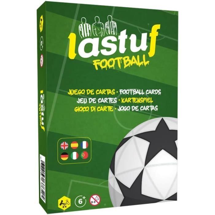 Jeu de cartes - LASTUF - Football - Règles simples - 2 joueurs ou plus - Multicolore