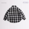 Children's Korean Style Plaid Fleece-Lined Shirt - Autumn/Winter Long Sleeve Cardigan for Boys (2023)