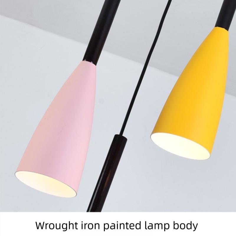 Modern Nordic style chandelier simple lighting fixture chandelier with E27 bulb suitable for dining room and bedroom