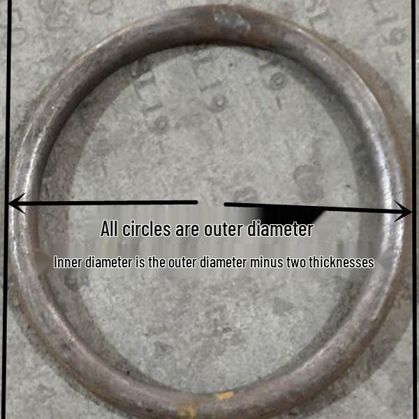 Okrągły pierścień żelazny ze stali nierdzewnej do akcesoriów do ogrodzeń z kutego żelaza