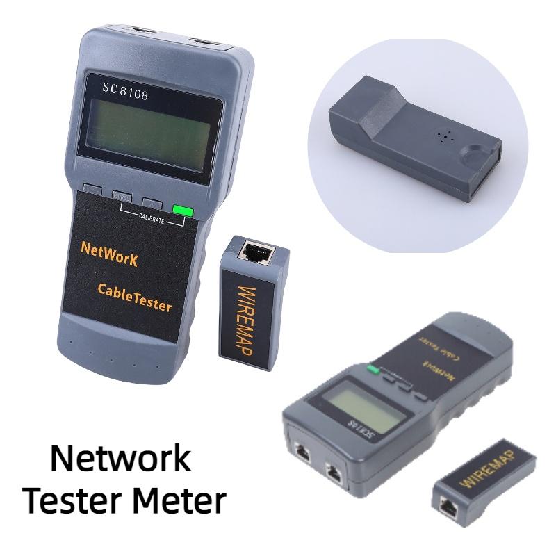 Sc8108 Network Cable Tester Length And Breakpoint Testing Rj45 Signal Detector Line Finder And Remote Identifiers