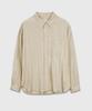Brilliant Wrinkle Basic Overshirt_Beige