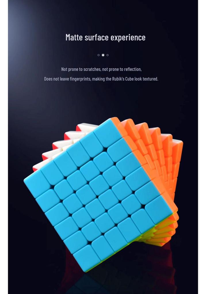 QiYi Qifan S2 6x6 Professional Rubik's Cube – Smooth 6-Layer Educational Toy Set for Kids.