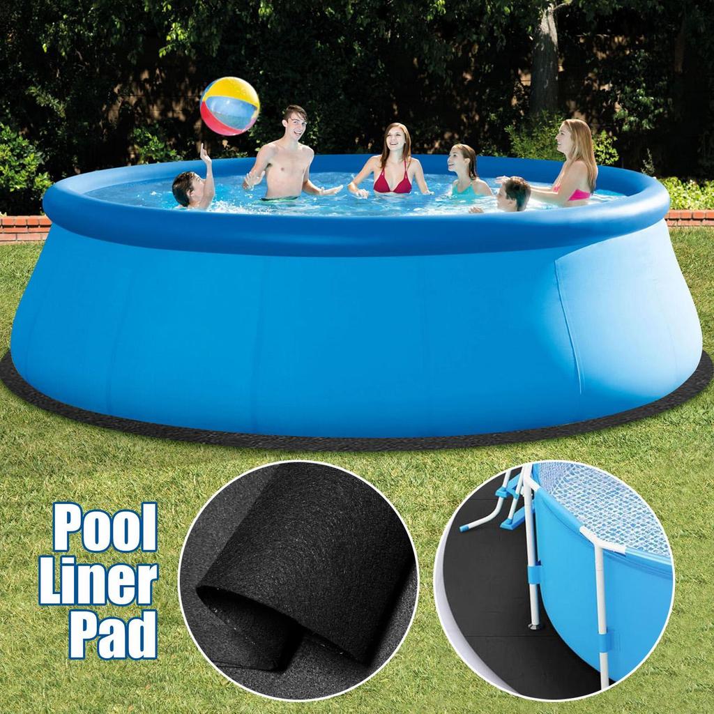 Round Pool Liner Pad Pool Floor Protective Mat AboveGround Pools Heavy Duty Under Pool Padding Pool Ground Floor Cloth Pad