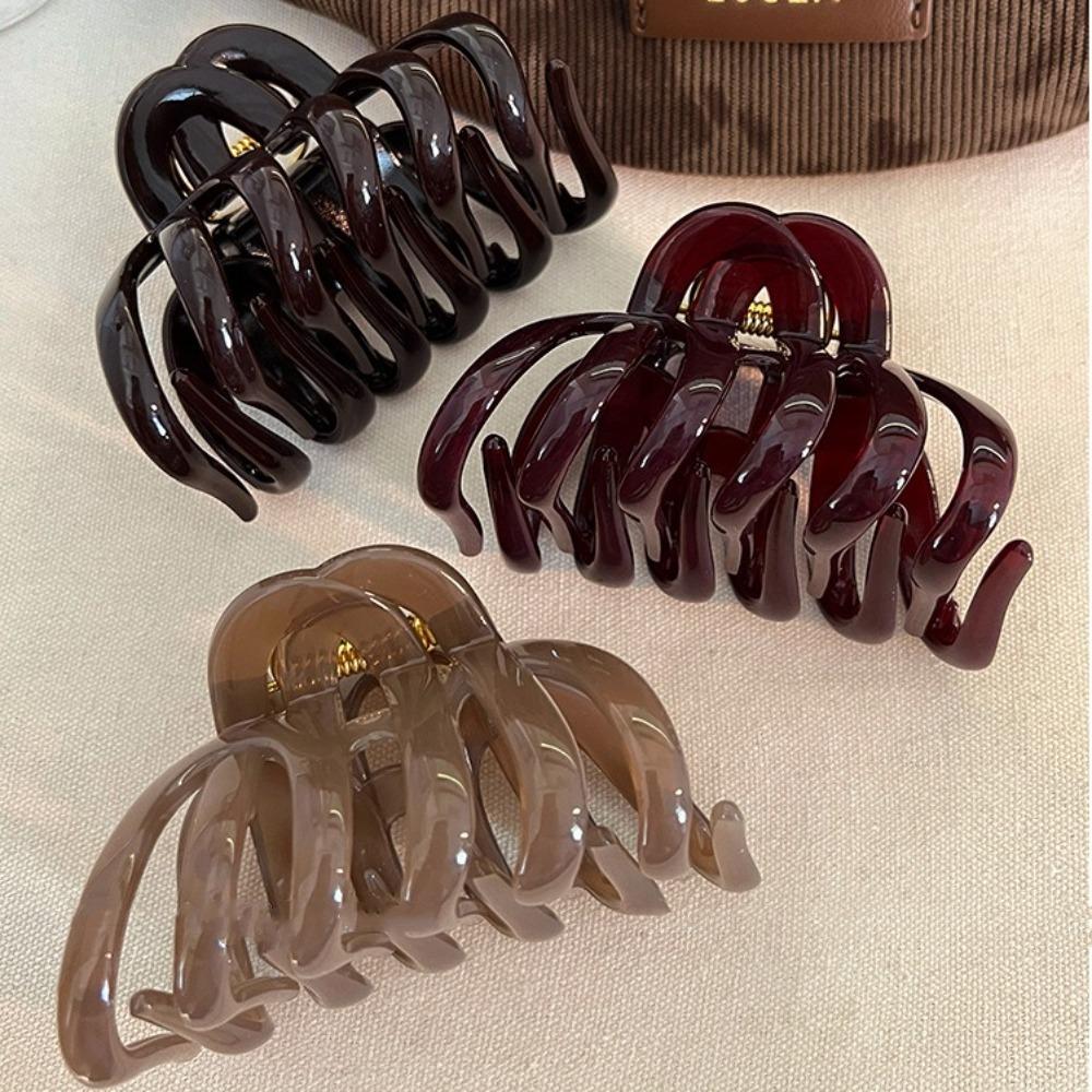 Large Hair Grab Funny Shark Clip Creative Pumpkin Hair Claw Hair Accessories