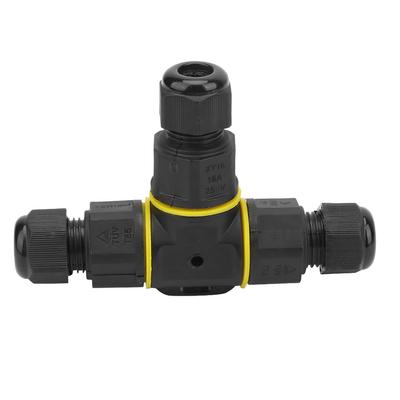 IP68 wasserdichter T-förmiger 3-poliger Anschlusskasten-Untergrundkabelmuffen-Anschluss