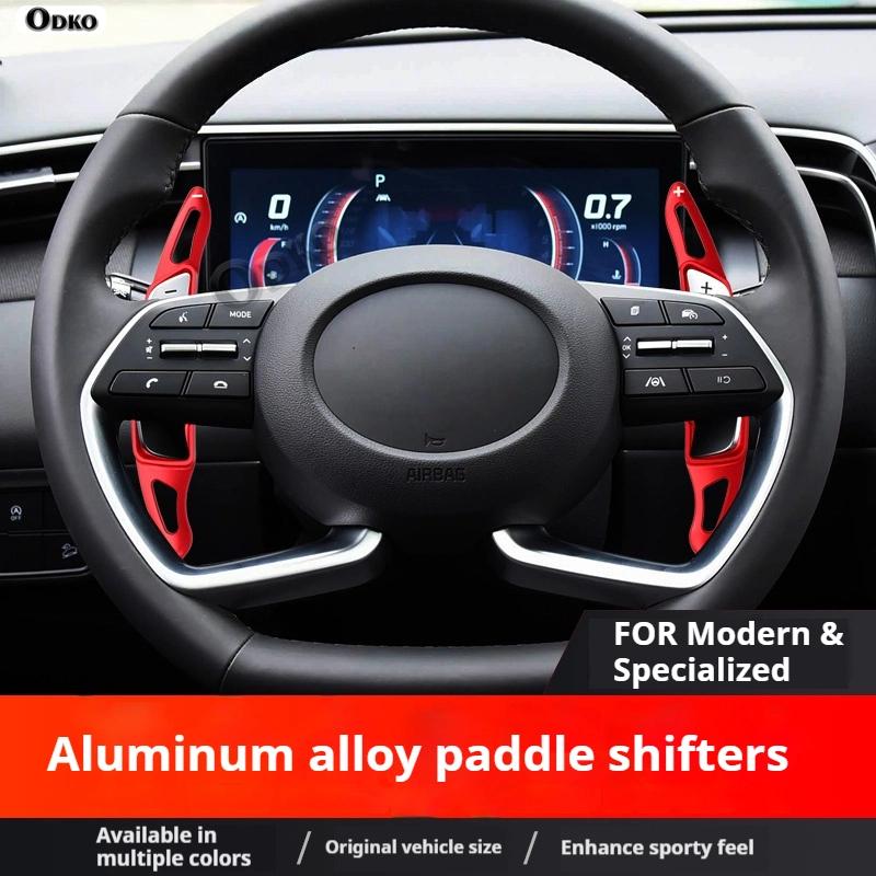 For Hyundai Genesis G70 2015- Model Car Accessories Aluminum Alloy Car Steering Wheel Gear Shifters Paddle Shift Extension