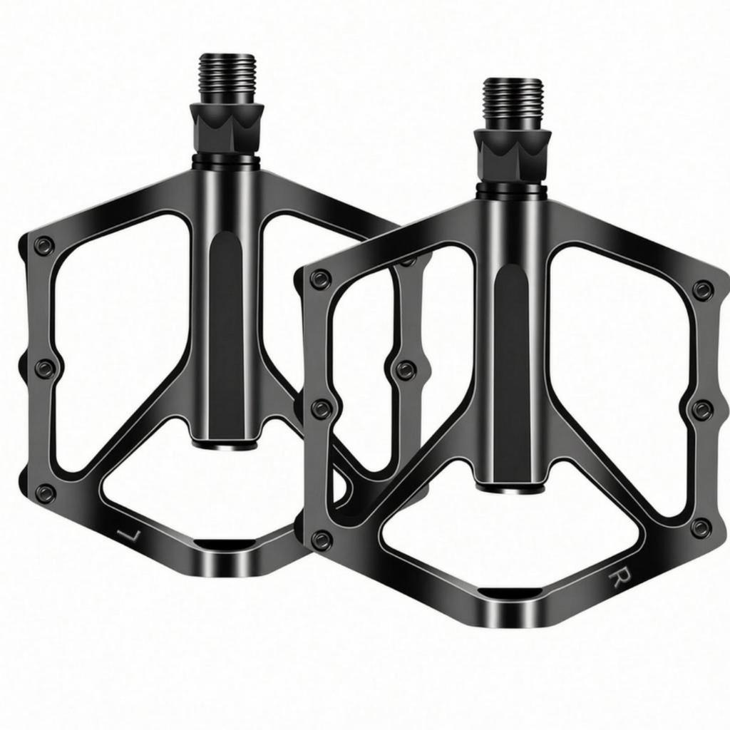 Aluminum Alloy Cycle Pedal Waterproof with Anti-Slip Pins Dustproof