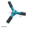 Horticultural Tripod Sprinkler: Large Round Rotating Nozzle for 360° Irrigation and Concrete Curing.