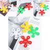 Plastic Fivestar Finger Spinner Gyroscope With Spiral Bearings For Stress Relief And Focus
