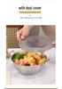 Korean Style Stainless Steel Snack Bowl with Handles for Rice Wine, Salad, Hot Pot Sauce, French Fries, or Fruit
