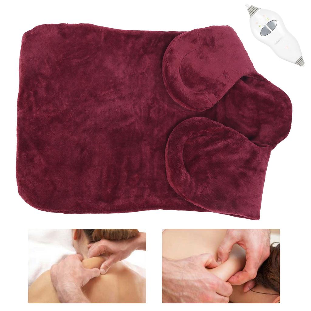 Massage Heating Shawl Electric Neck Back Warmer Heat Wrap Heating Therapy Shawl