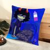 G-Gamzee Makara Cushion Cover Soft Short Plush Pillow Cover Smooth Cozy Texture Aesthetic Cushion Case Home Decor