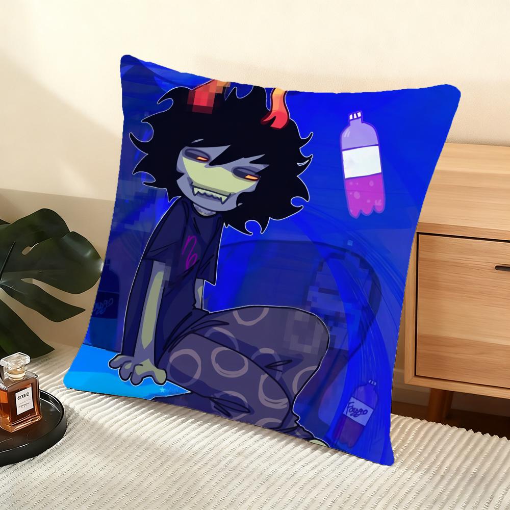 G-Gamzee Makara Cushion Cover Soft Short Plush Pillow Cover Smooth Cozy Texture Aesthetic Cushion Case Home Decor