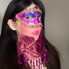 Masquerade Mask Gilt Night Annual Party Party Masquerade Ball Mask Handheld Half Face Feather Mask Dress Up