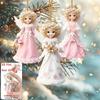 8 pcs Colorful Design Christmas Tree Ornaments Wooden Xmas Decoration  Holiday Party