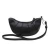Stylish Black White Silver Pu Soft Dumpling Bag For Casual Everyday Use With Phone Pocket