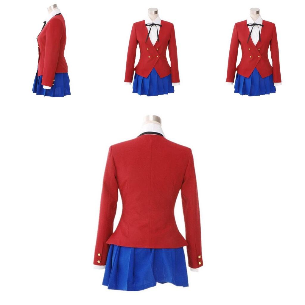 Stunning Dragon Tiger Toradora Aisaka Taiga Cosplay Costume Exquisite School Uniform For Large Sizes