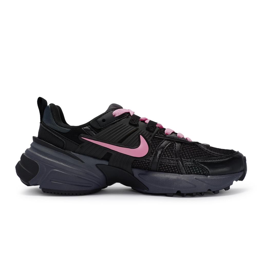 Nike V2K Run Cushioning Abrasion Resistant Waterproof Low top Running Shoes Unisex Black Rose Red FD0736-001(Team80-SBOX)
