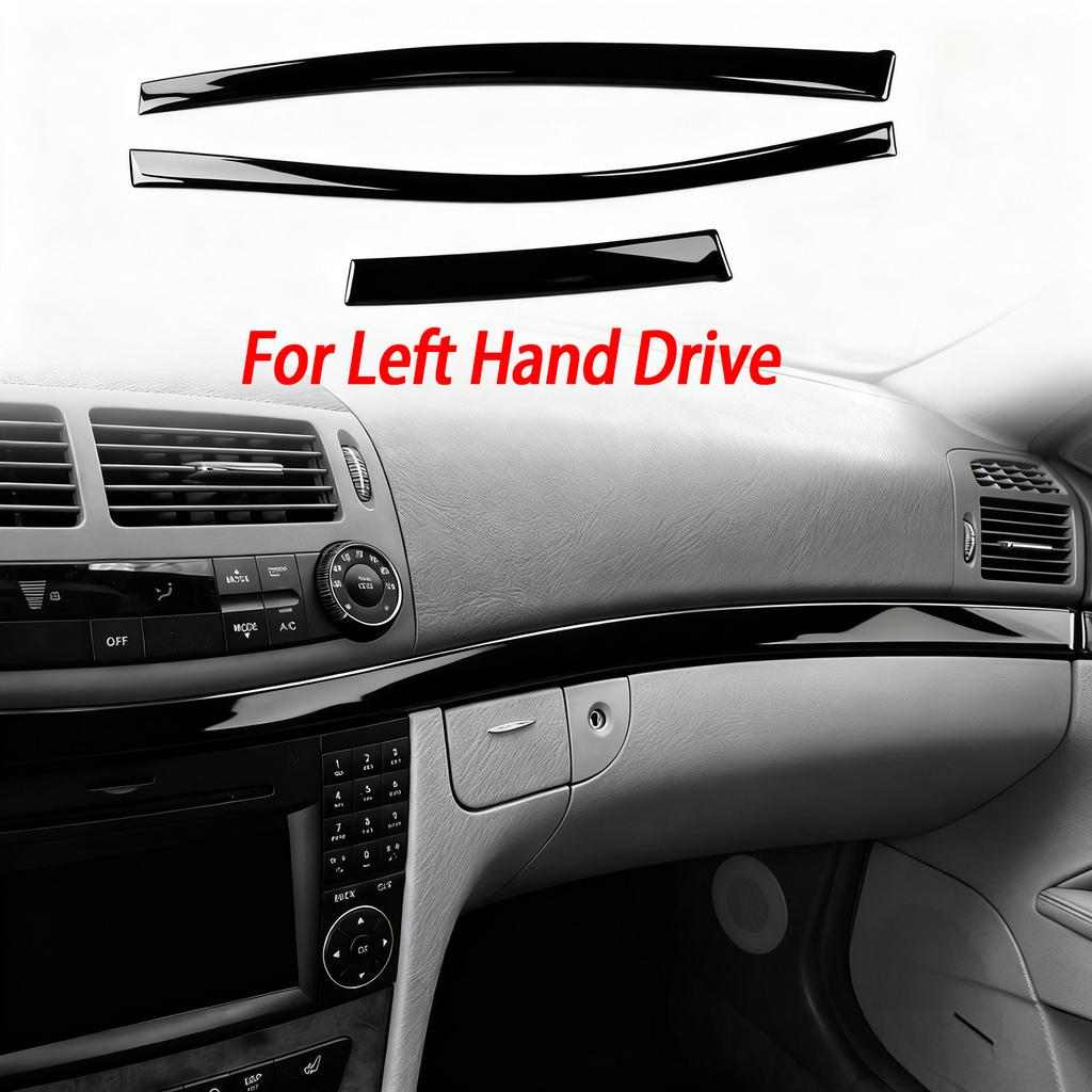 For Benz B Class W245 2005-2011 Real Carbon Fiber CD Control Panel Trim Cover Car Interior Accessories Decorative Sticker