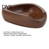 Wooden Coffee Scoop Holder Dosing Tray, Anti Static Bean Dish with Scoop, Powder Bar Tray Receiver for Espresso, Kitchen Tool Home Cafe Restaurant
