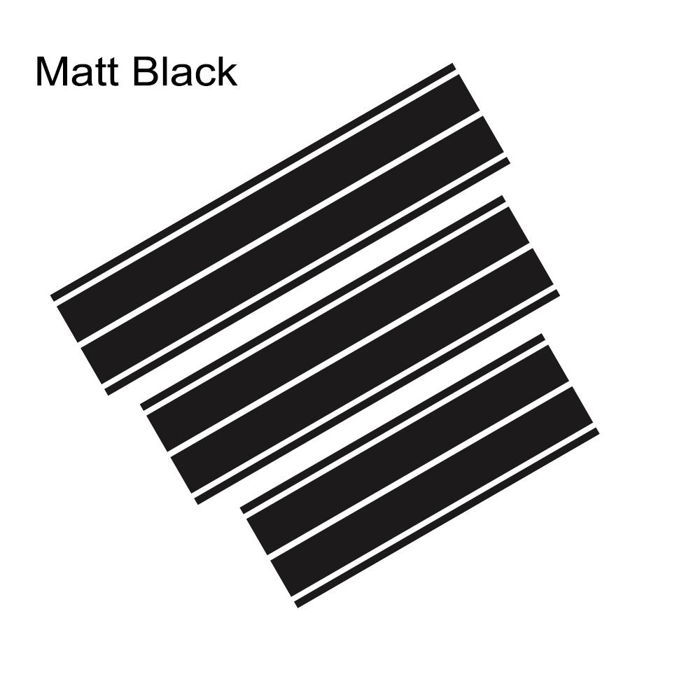 Kit samolepek pruhů na kapotu, střechu a zadní kufr pro Dodge Challenger SXT RT Rally Racing styl vinylové nálepky auto tuningové příslušenství