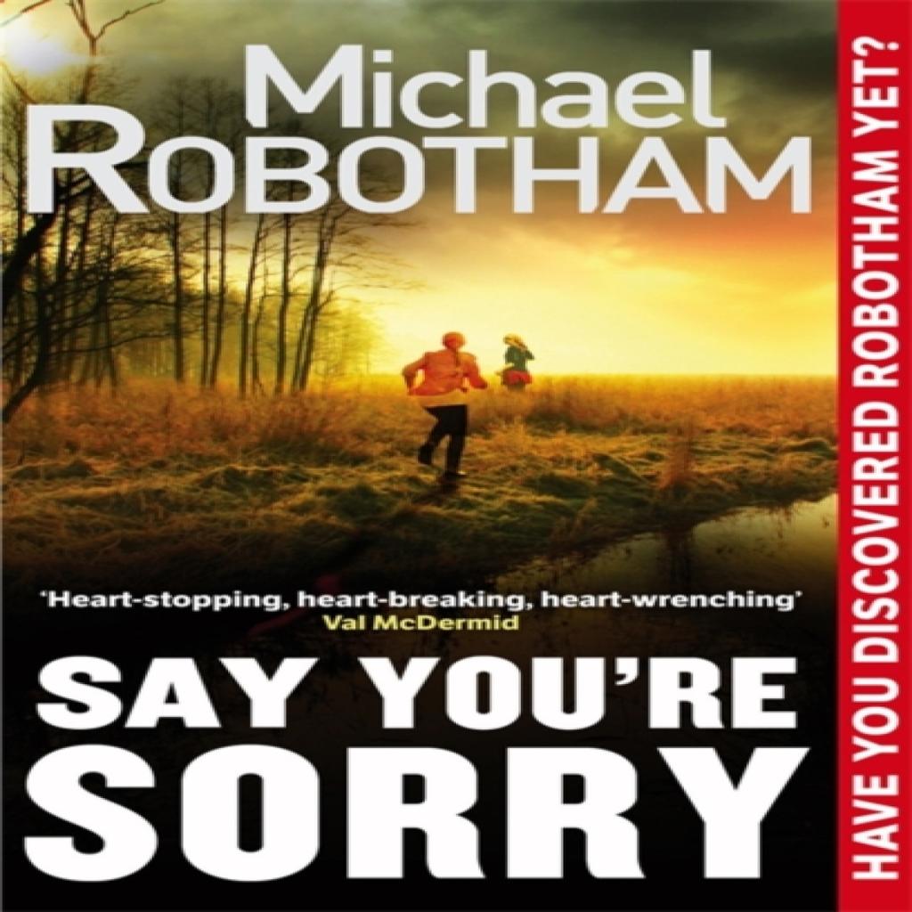 Say Youre Sorry by Michael Robotham Paperback Book 9780751547191