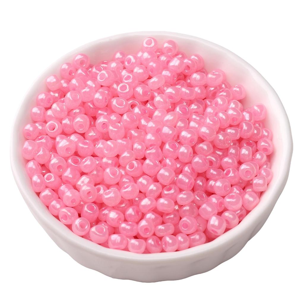 180Pcs Glass Seed Beads Cream Color Charm For Jewelry Making Accessories DIY Bracelet Necklace
