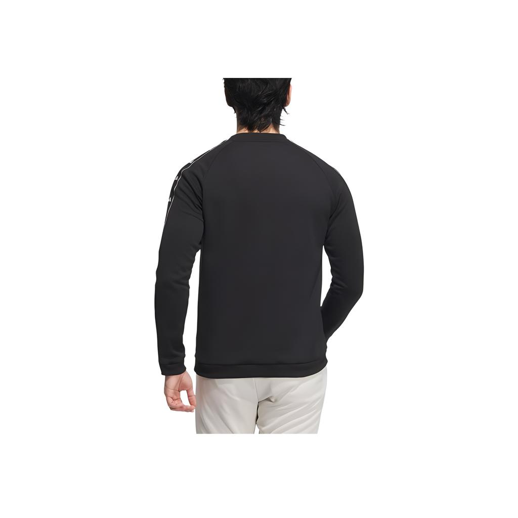 Adidas Aeroready Crew Neck Comfortable Golf Sweatshirt Unisex Sweatshirt Black JE1445