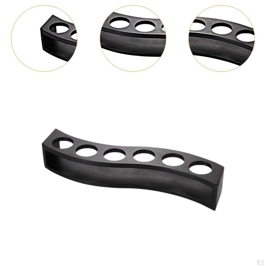 Wine Glass Cup Rack Snack Tray 6 Hole Easy To Store Modern Sushi Hand Roll Holder Cones for