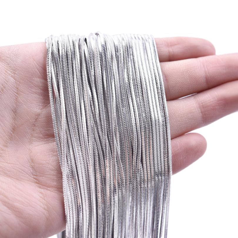 Catena Sospesa a Serpente in Acciaio Inossidabile di Alta Qualità per Donne Uomini Collana Lunga Gioielli Collo Fai da Te Collane con Ciondolo Cadena Colgantes