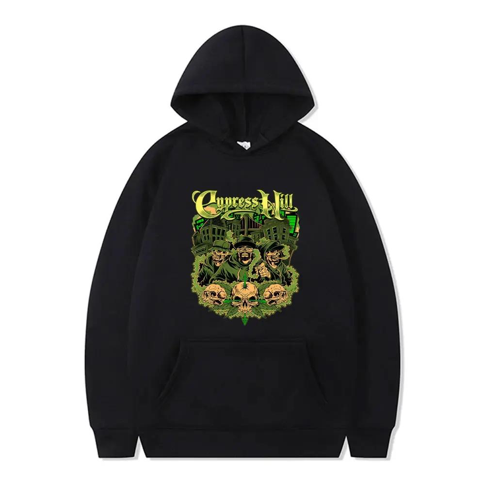 

Rapper Cypress Hill Skeleton Graphic Hoodie Male Vintage Casual Sweatshirt Men Women Clothing Fashion Hip Hop Oversized Hoodies 3XL
