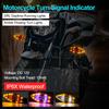 1 Pair Sequential Amber Motorcycle LED Turn Signal Lights Indicators DRL Stop Brake Light For Motorcycle E-bike Scooter