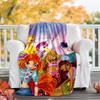 Winx Club printed throw blanket—lightweight,soft,warm;versatile blanket for all seasons—perfect as &air-conditioning throw,nap blanket