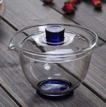 Creative Glass Gaiwan Tea Heat-resistant Proof High Temperature Kungfu Tea Set Cover Bowl Tea Bowl Household Teaware Accessories