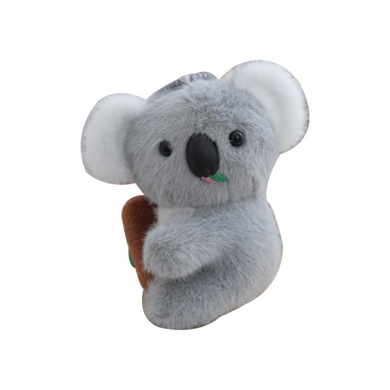 Plush Koala Delightful Keychain Fashionable Keyring Soft And Huggable Design