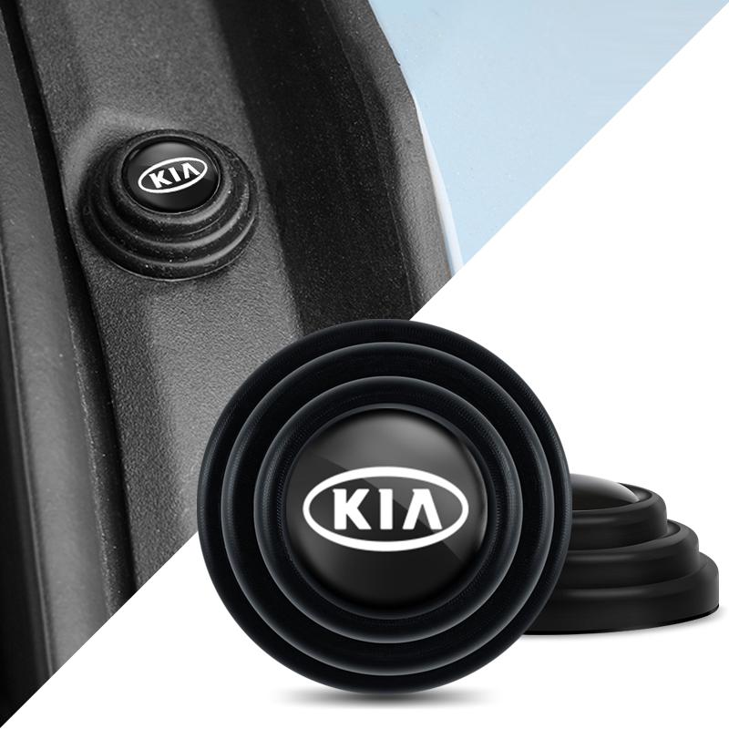 BBEI1 Car Stickers Car door Soundproof Patch Shock Absorber Gasket For Kia Morning Picanto Rio Stonic Sportage Ceed Optima Forte 5 3 4