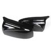 Για BMW X5 E70 X6 E71 2007-13 Καλύμματα πλευρικών καθρεπτών γυαλιστερό μαύρο αριστερά+δεξιά