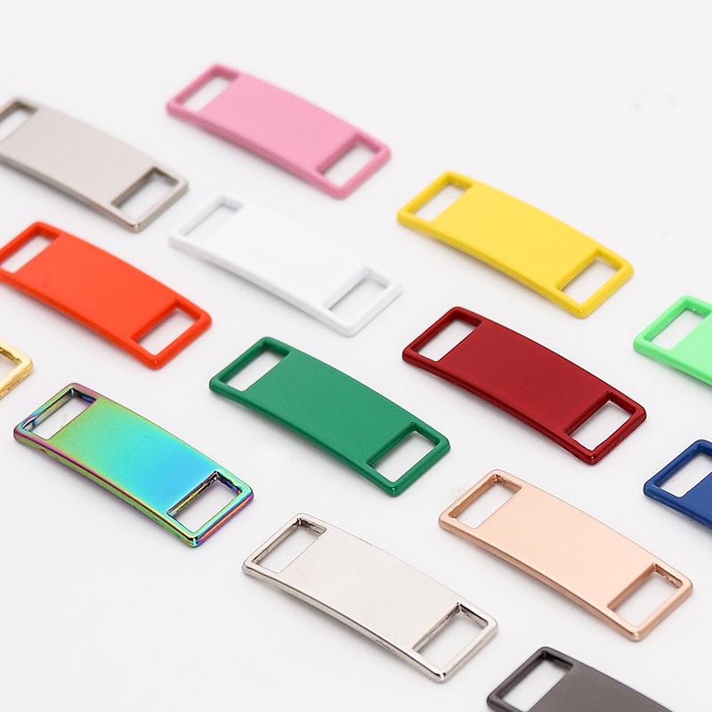 New 2pcs/pair Brand New AF1 Shoe Accessories Shoelaces Buckle Accessories Metal Lace Lock DIY Sneaker Kits Metal Lace Buckle