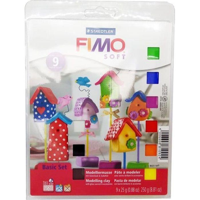 PANDURO Box of 12 Basic Fimo Pieces No. 1 - From 8 Years Old