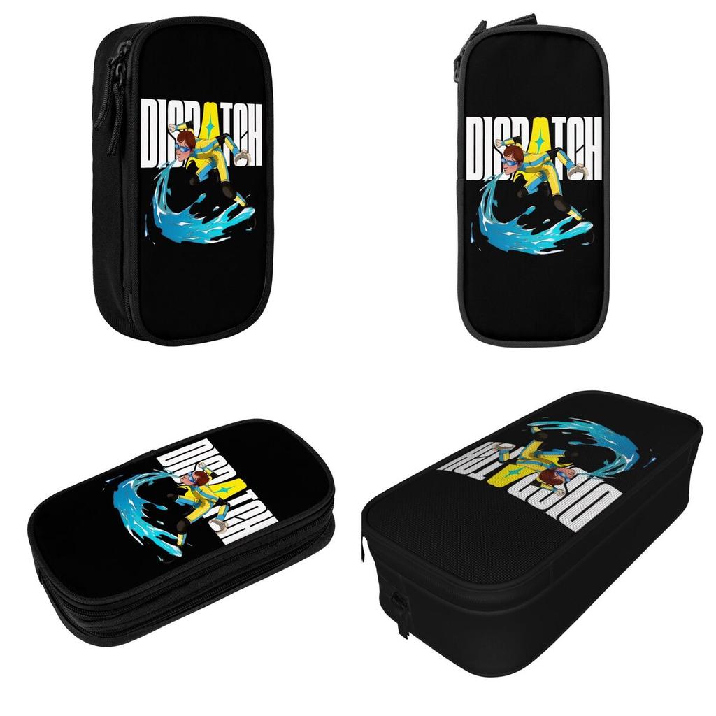Dispatch Game Logo Waterboy Pencil Cases Pen Holder Pencil Bags Kids Large Storage Students School Gift Pencil Pouch