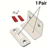 Strong Magnets for Cabinets, Silver-aluminum Magnet Door Frames - Sturdy, No Drilling Holes, Convenient for Cabinet,sliding Door