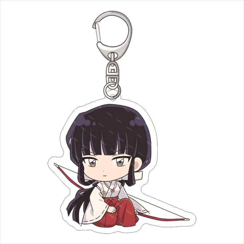 Inuyasha Keychain: Kagome, Miroku, Sango, Shippo & Sesshomaru Charm Set