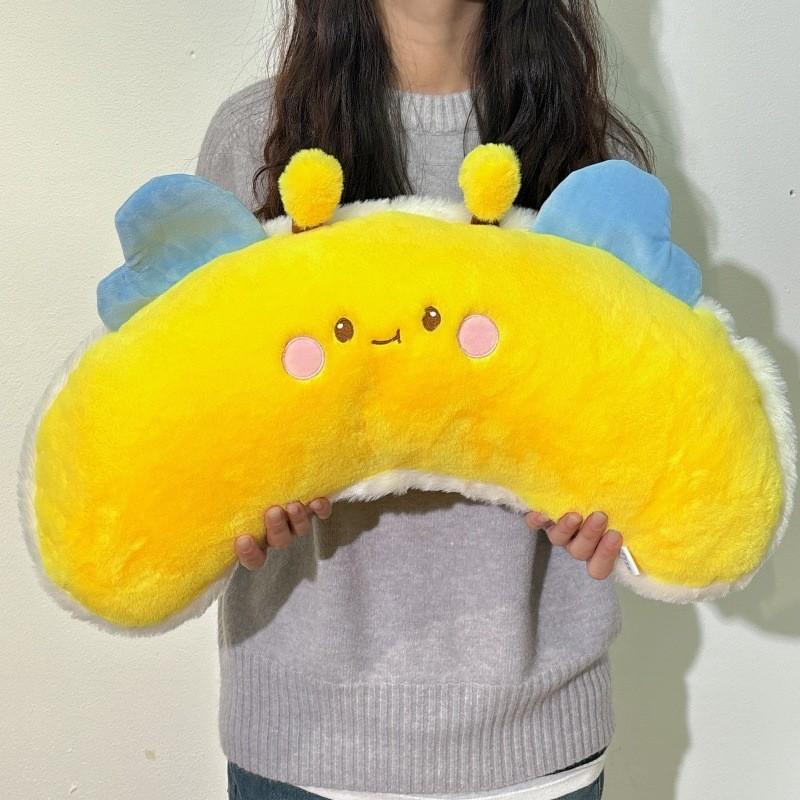 Adorable Animal Bee Plush Dolls Pillow With Embroidery Design For Bedroom Decor