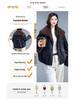 Women's Plus Velvet Cropped Denim Jacket - Winter 2025 Trendy Fashion, Warm & Casual.