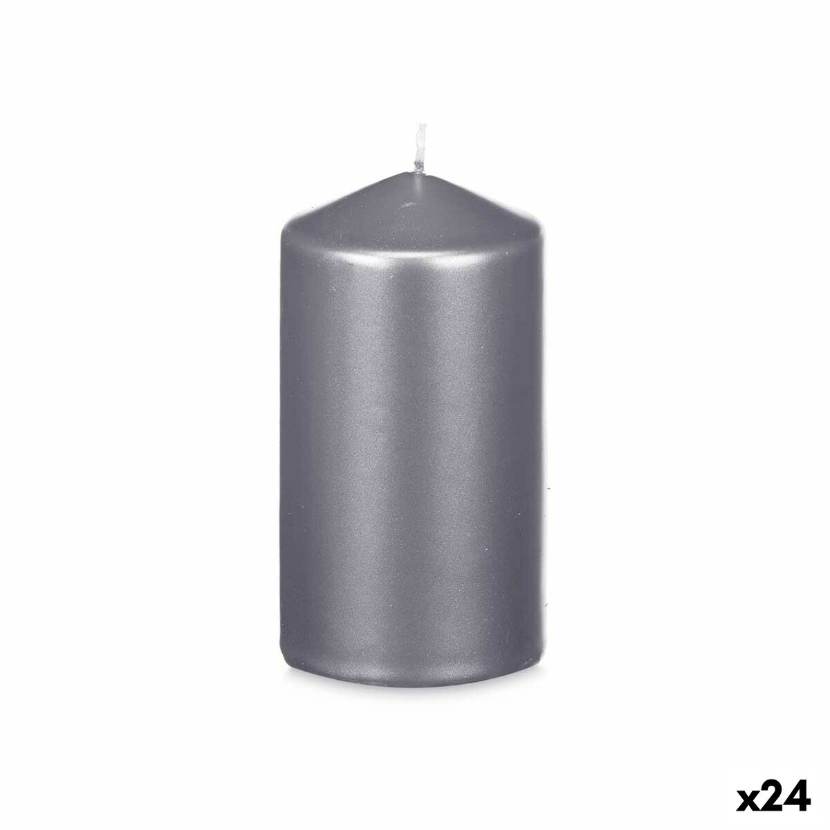 

Серебряная Свеча 7 х 13 х 7 см (24 единицы) TU прозрачный