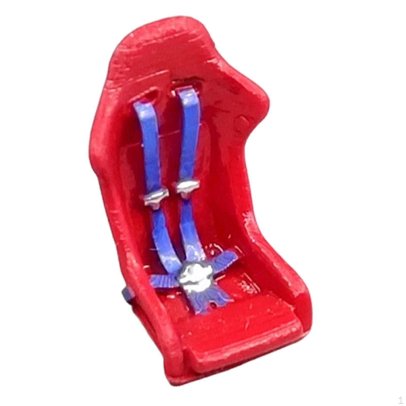 

Bucket Seat /64, Interior Accessory for Resin Miniature Car, Harness Model Railway Style A