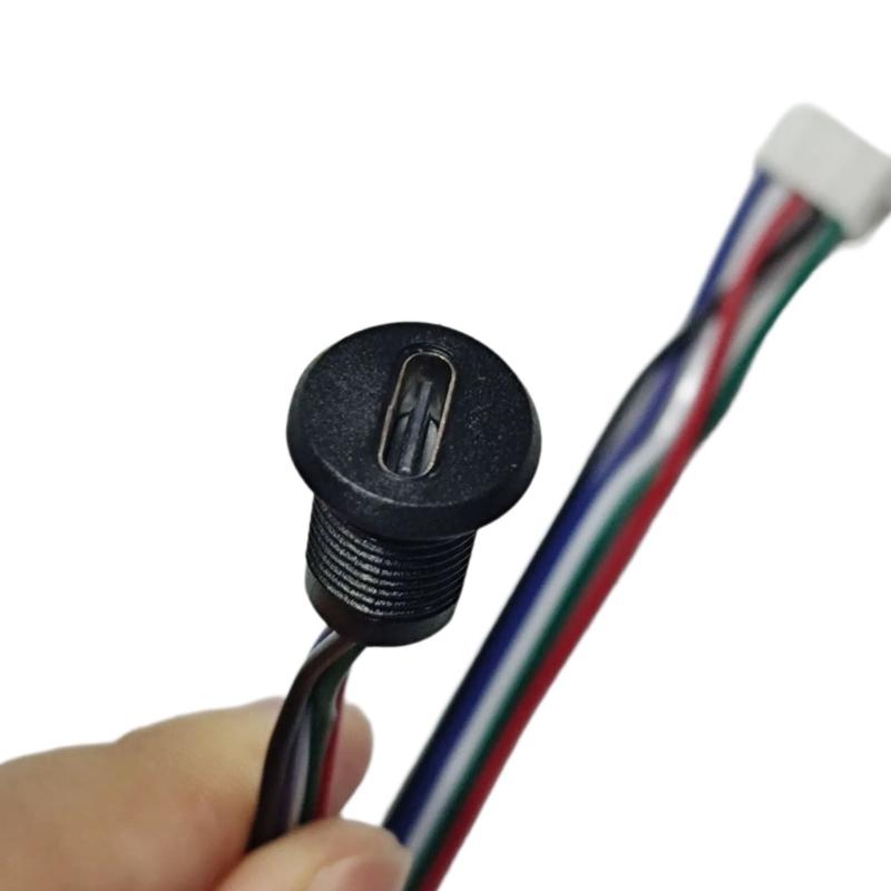 Universal Type C Keyboard Cable Replacement Part for G610 G810 Metal Plastic Construction