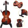 Small Acoustic Violin Detailed Ornament Violin Sculpture Wood Texture Perfect for Music Enthusiasts and Home Decorations
