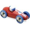 Voiture De Course En Bois Laqué Rouge VILAC - Course GM - Fabriquée En France